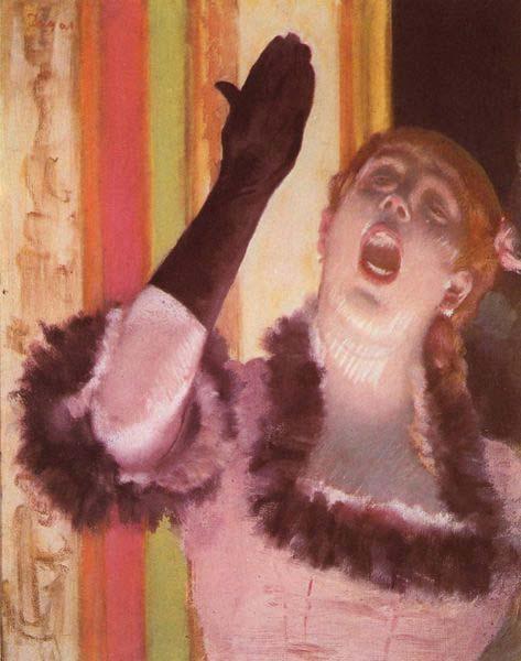 Edgar Degas The Singer with the Glove France oil painting art